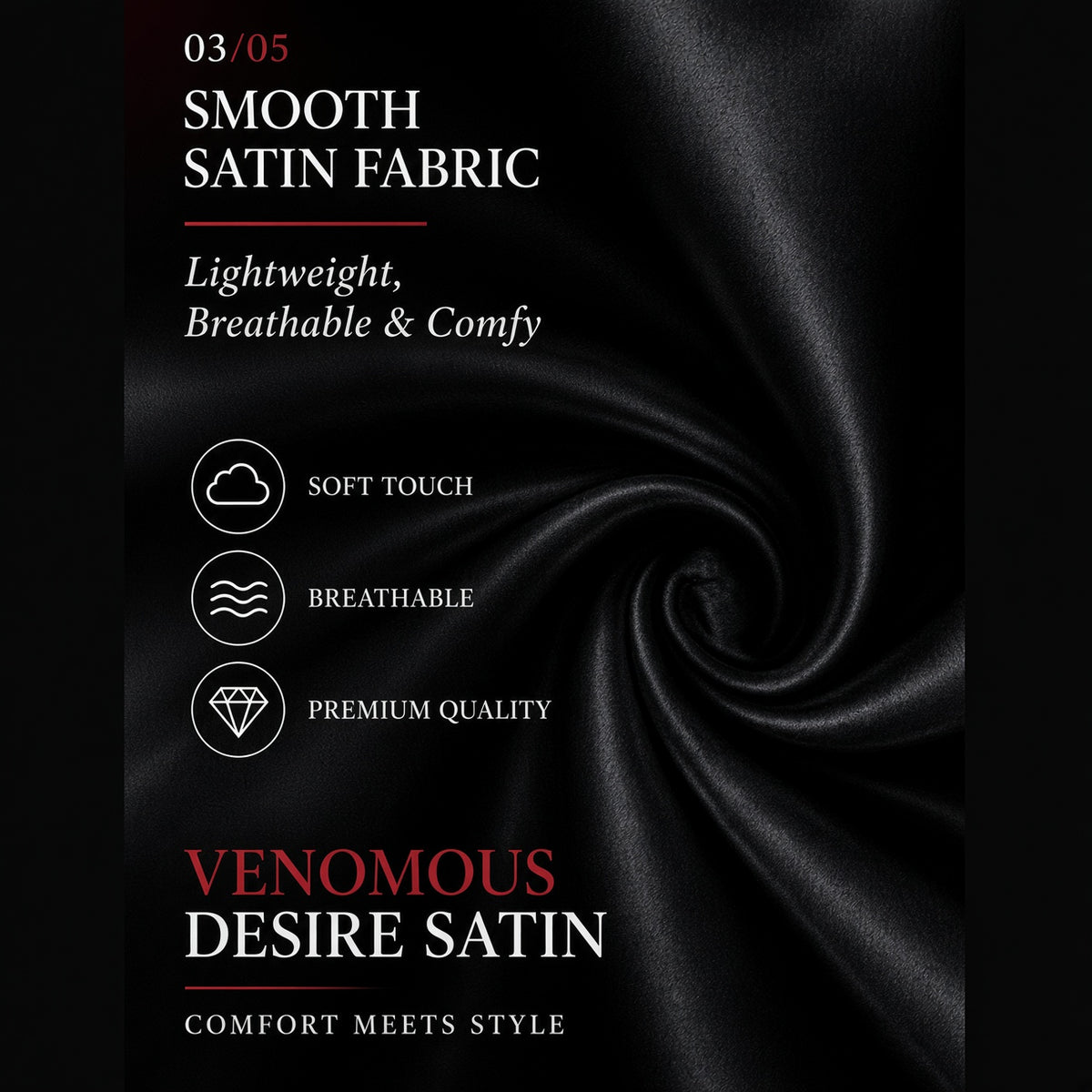 VENOMOUS DESIRE SATIN SLIP