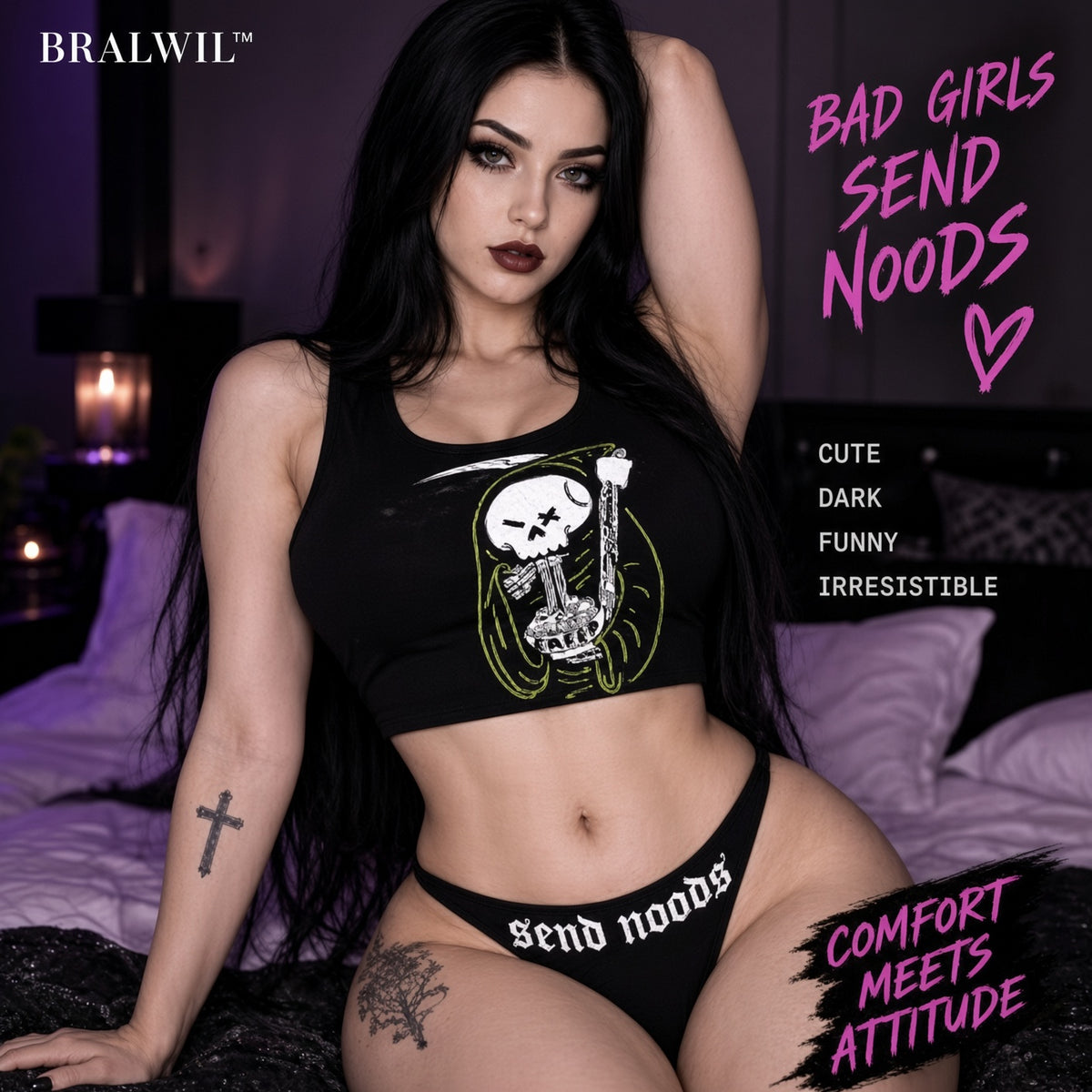 SEND NOODS LINGERIE SET