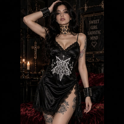 SADOW CULT SATIN SLIP