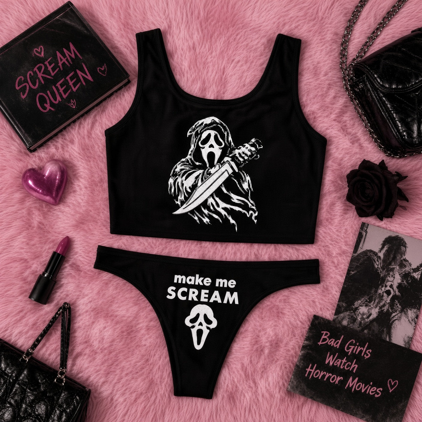 MAKE ME SCREAM LINGERIE SET