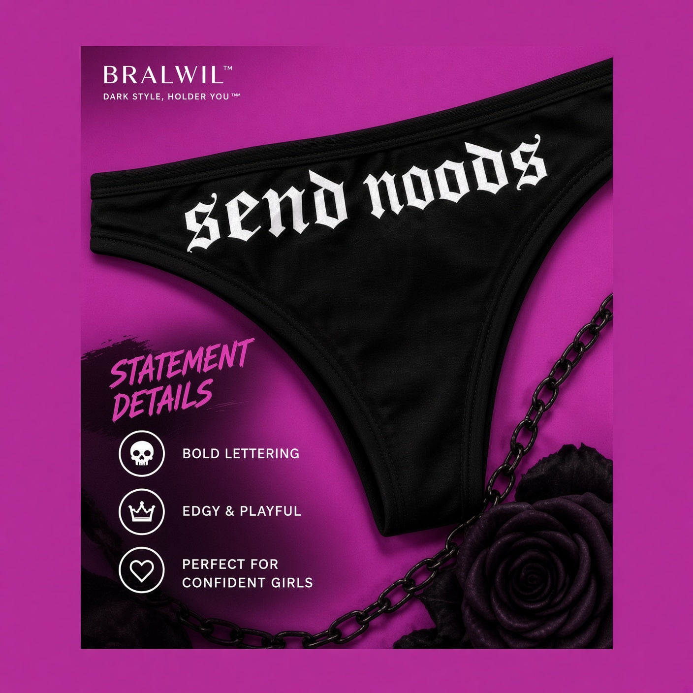 SEND NOODS LINGERIE SET