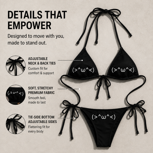 KAOMOJI STRING BIKINI