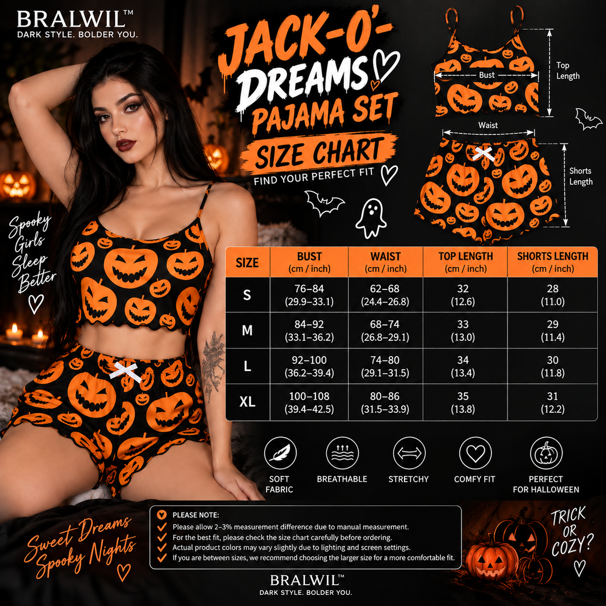 JACK-O’-DREAMS PAJAMA SET