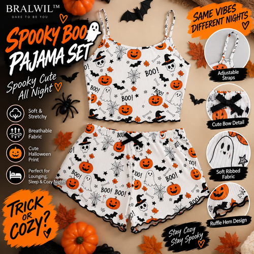 SPOOKY BOO PAJAMA SET