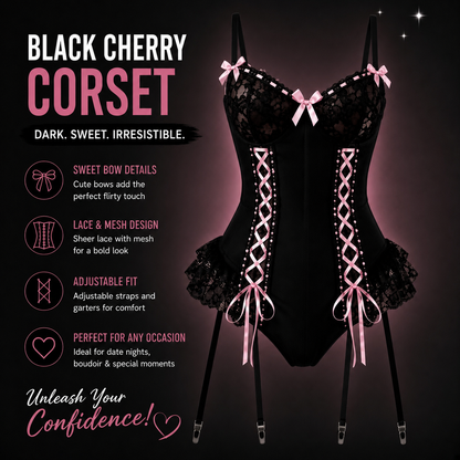 BLACK CHERRY CORSET