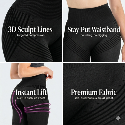Sculpt 3D™ – Lift & Smooth Leggings | Clinically Tested | Instant Butt Lift