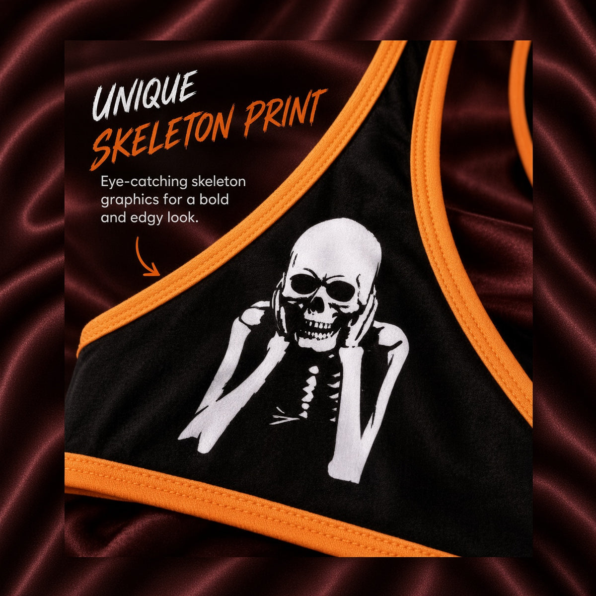 SKELETON BABE BIKINI SET