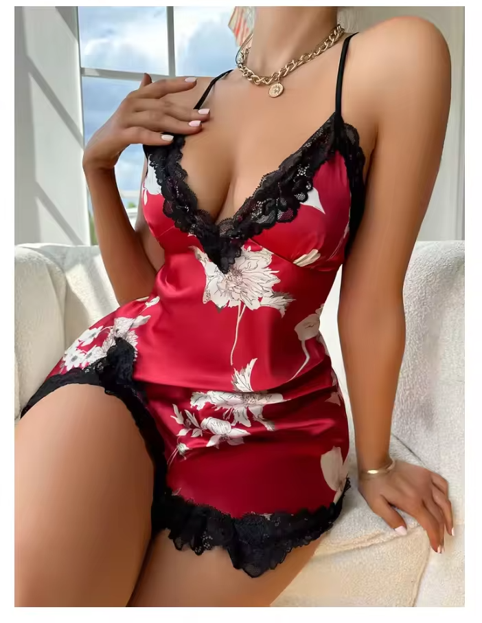 Bralwil - Isabella Lace Trim Sleepwear Dresses