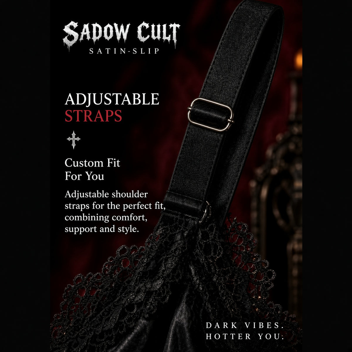 SADOW CULT SATIN SLIP