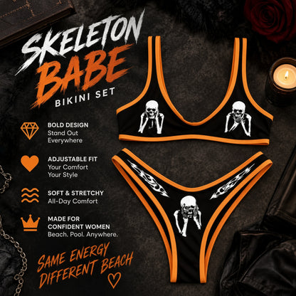 SKELETON BABE BIKINI SET