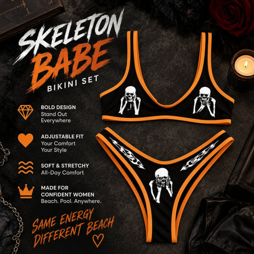 SKELETON BABE BIKINI SET