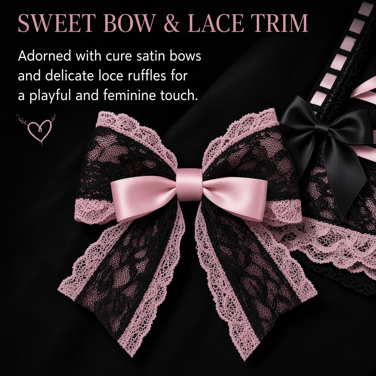 MIDNIGHT RIBBON CORSET