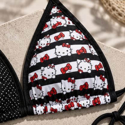HELLO KITTY PENTAGRAM BIKINI SET