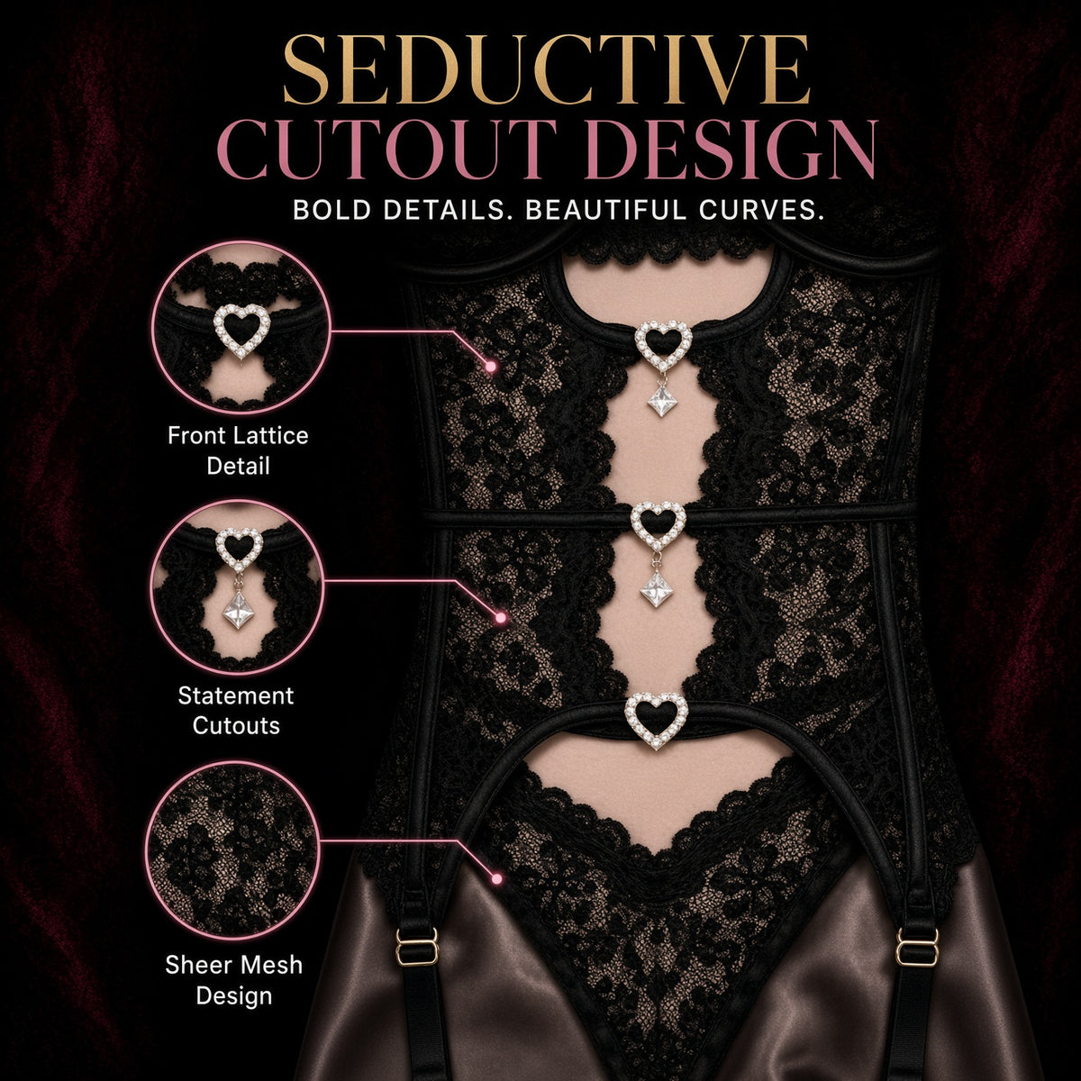 MIDNIGHT HEART CORSET
