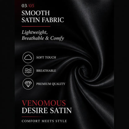 VENOMOUS DESIRE SATIN SLIP