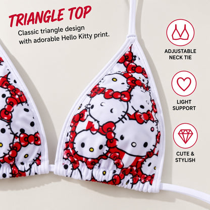 HELLO KITTY STRIPED BIKINI SET